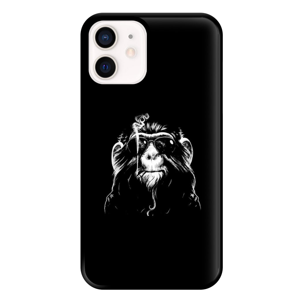 Smoking Monkey Phone Case for iPhone 13 Mini