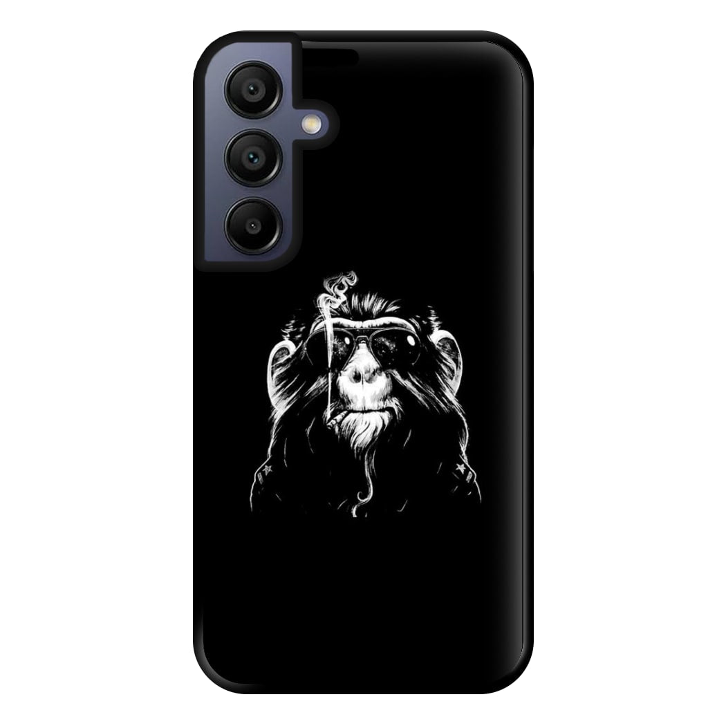 Smoking Monkey Phone Case for Galaxy A15