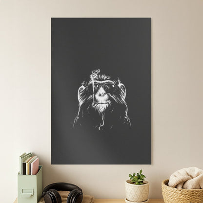 Smoking Monkey Poster