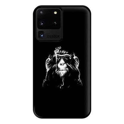 Smoking Monkey Phone Case for Galaxy S20 Ultra