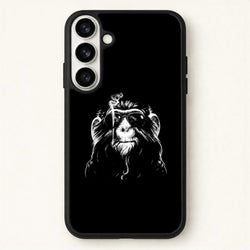 Smoking Monkey Phone Case for Galaxy S26 Plus