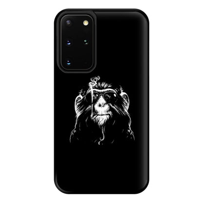 Smoking Monkey Phone Case for Galaxy S20 Plus