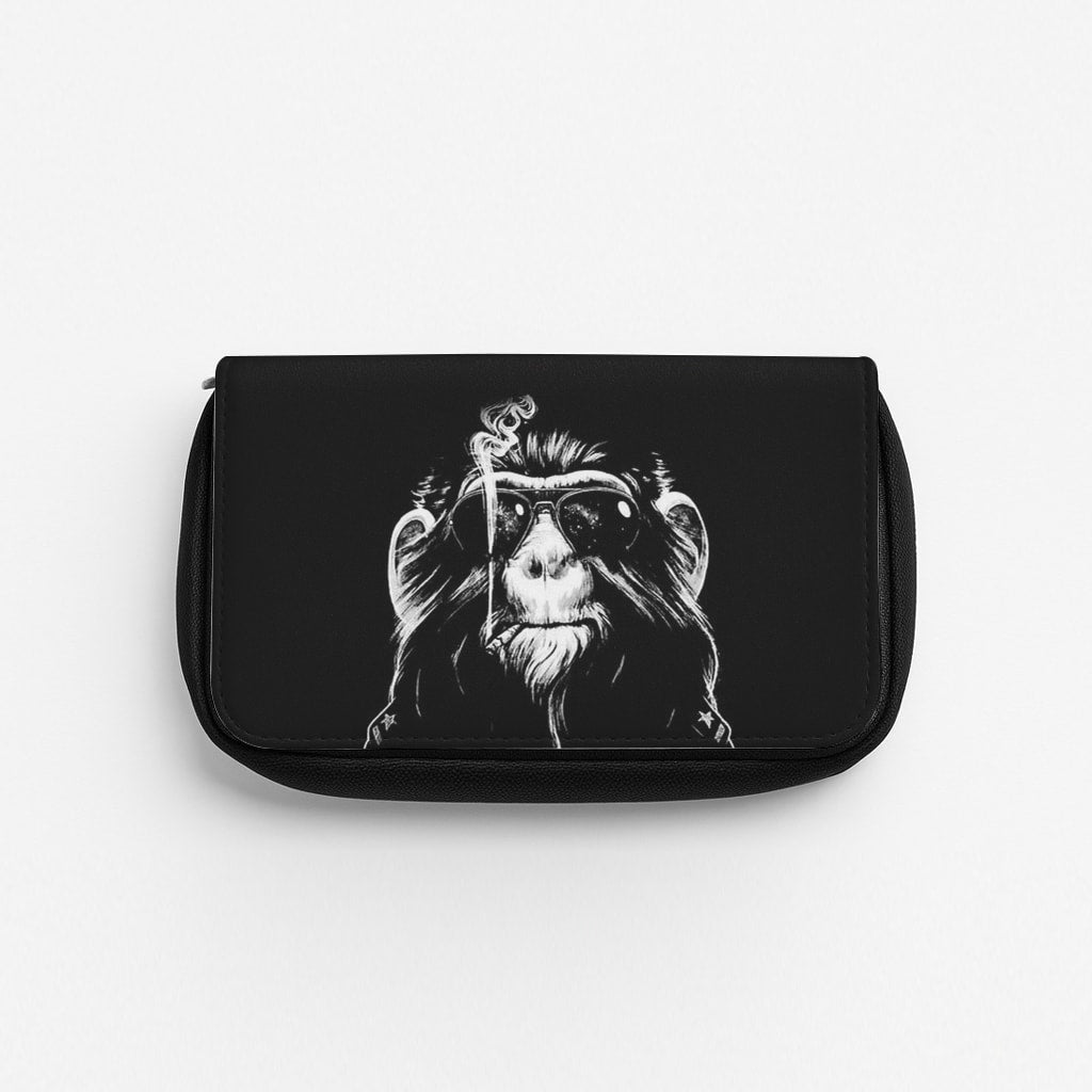Smoking Monkey Pencil Case