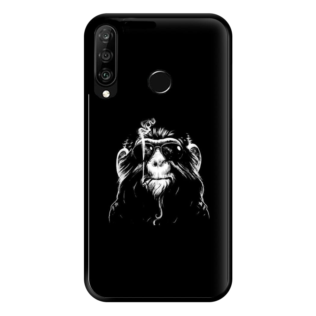 Smoking Monkey Phone Case for Huawei P30 Lite