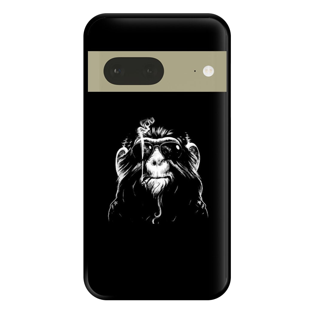 Smoking Monkey Phone Case for Google Pixel 7a