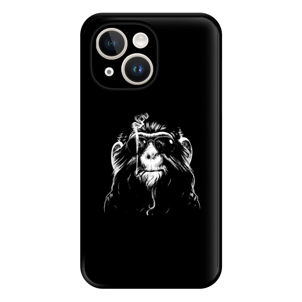 Smoking Monkey Phone Case for iPhone 14 Plus