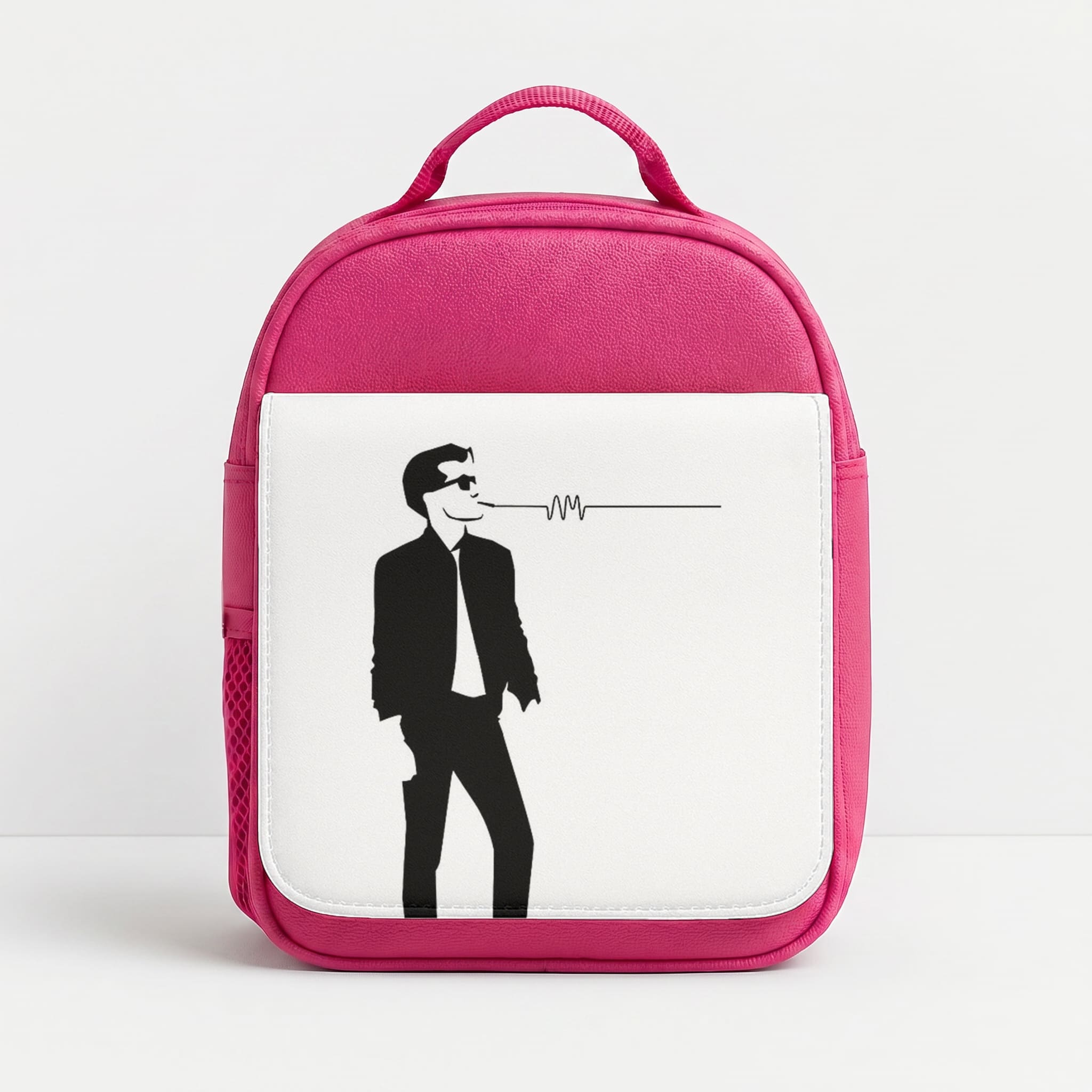 A Monkeys Silhouette Lunchbox - Pink