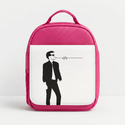 A Monkeys Silhouette Lunchbox - Pink