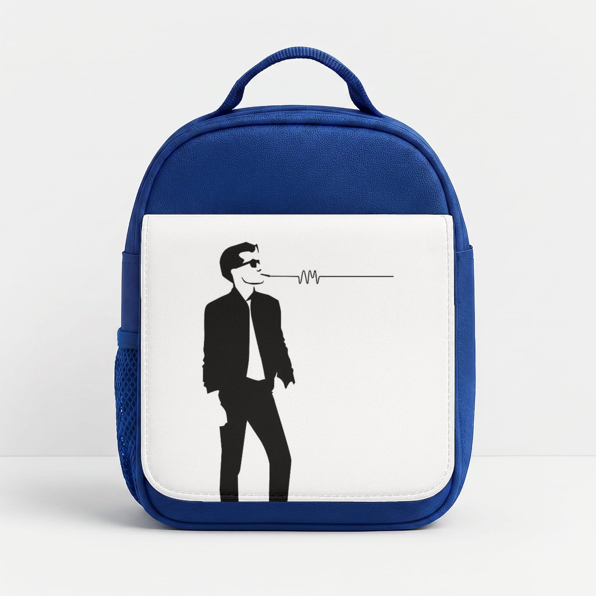 A Monkeys Silhouette Lunchbox - Blue