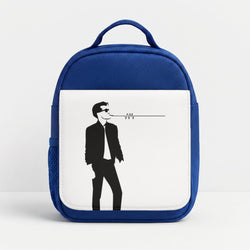 A Monkeys Silhouette Lunchbox - Blue