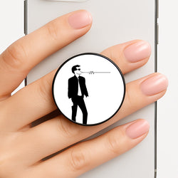 A Monkeys Silhouette Phone Grip