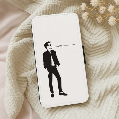 A Monkeys Silhouette Flip Wallet Phone Case