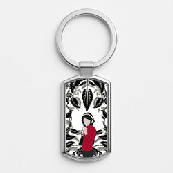 Cornerstone Silver Keyring