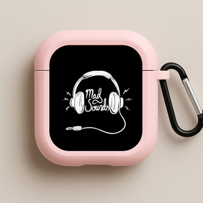 Mad Sounds Pink AirPods Case