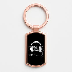 Mad Sounds Rose Gold Keyring