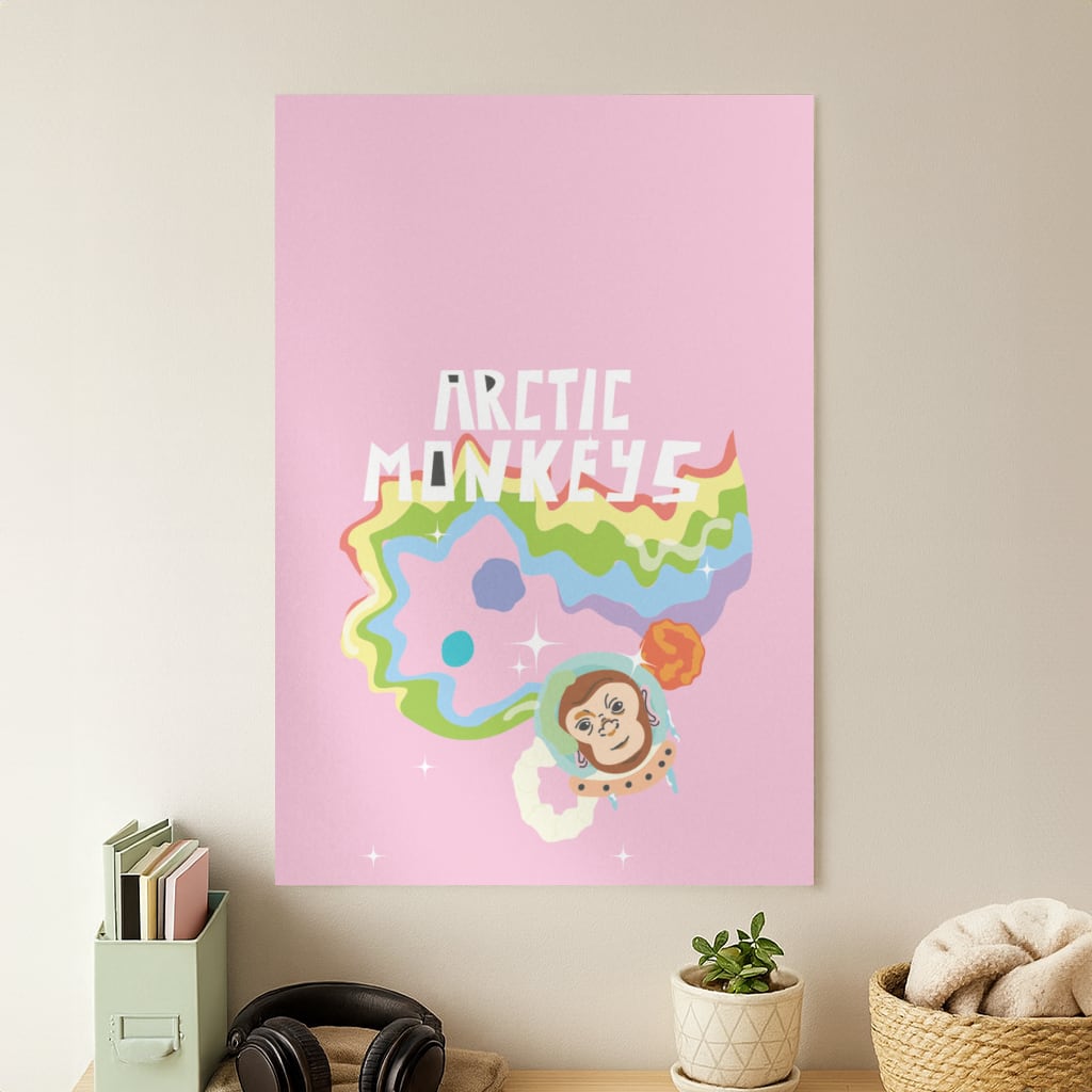 A Monkeys - Pink Poster