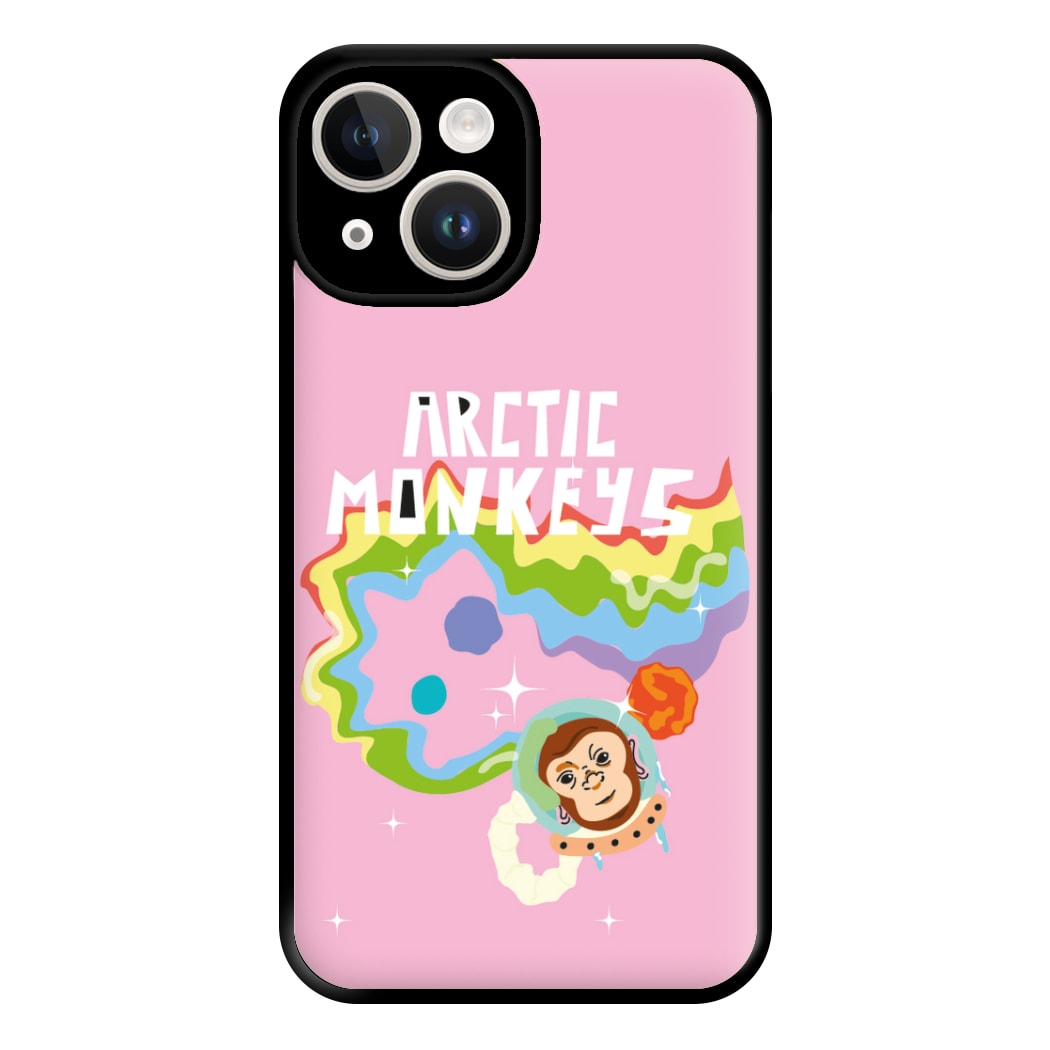 A Monkeys - Pink Phone Case for iPhone 14