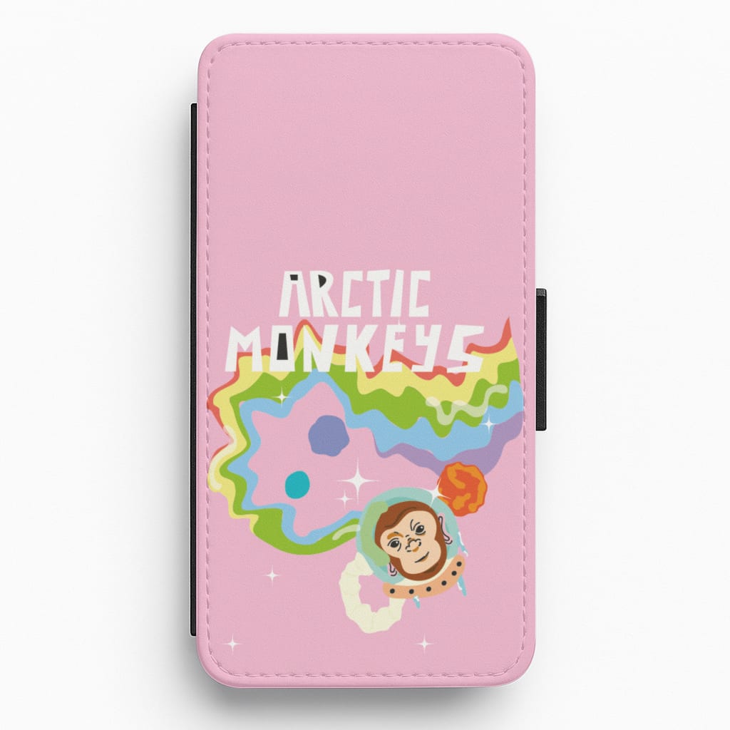 A Monkeys - Pink Flip / Wallet Phone Case