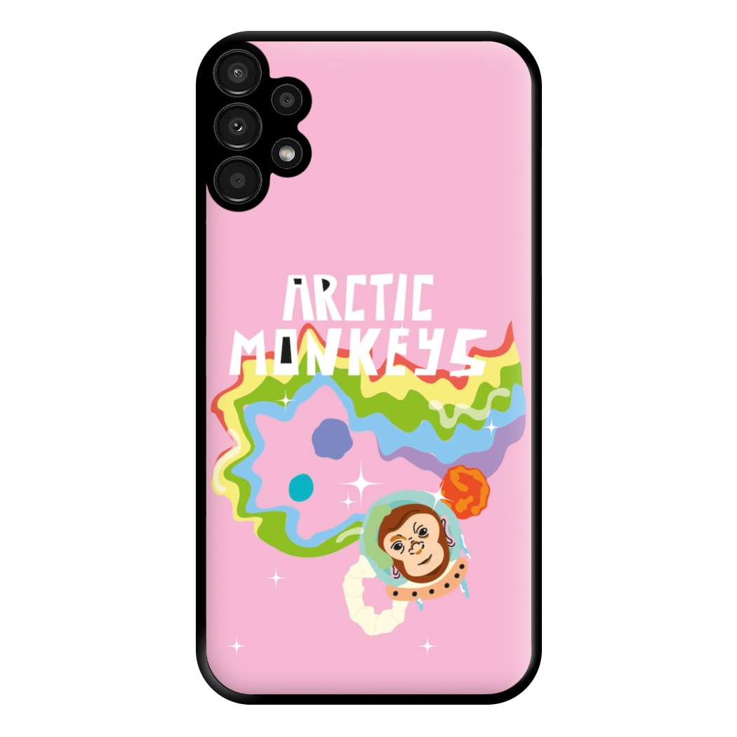 A Monkeys - Pink Phone Case for Galaxy A13