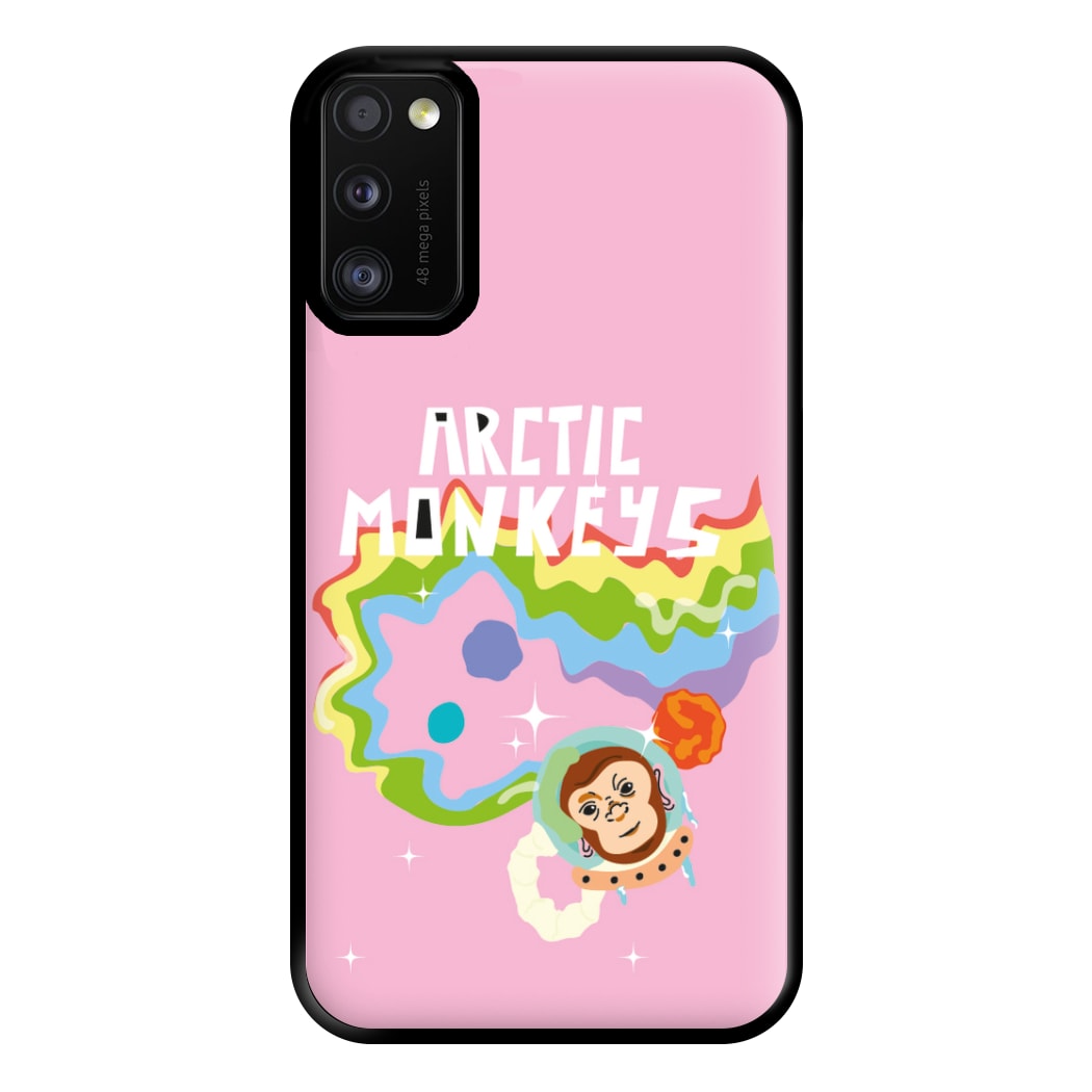 A Monkeys - Pink Phone Case for Galaxy A41