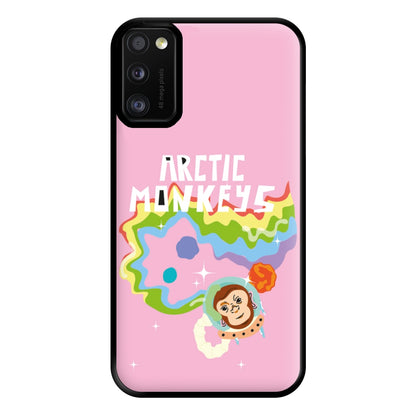 A Monkeys - Pink Phone Case for Galaxy A41