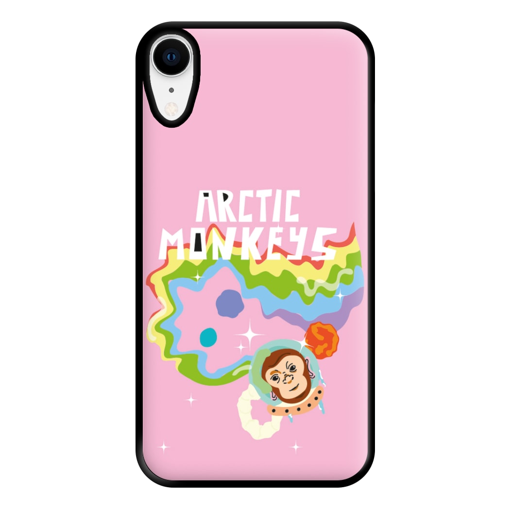 A Monkeys - Pink Phone Case for iPhone XR