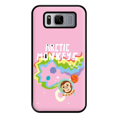 A Monkeys - Pink Phone Case for Galaxy S8 Plus