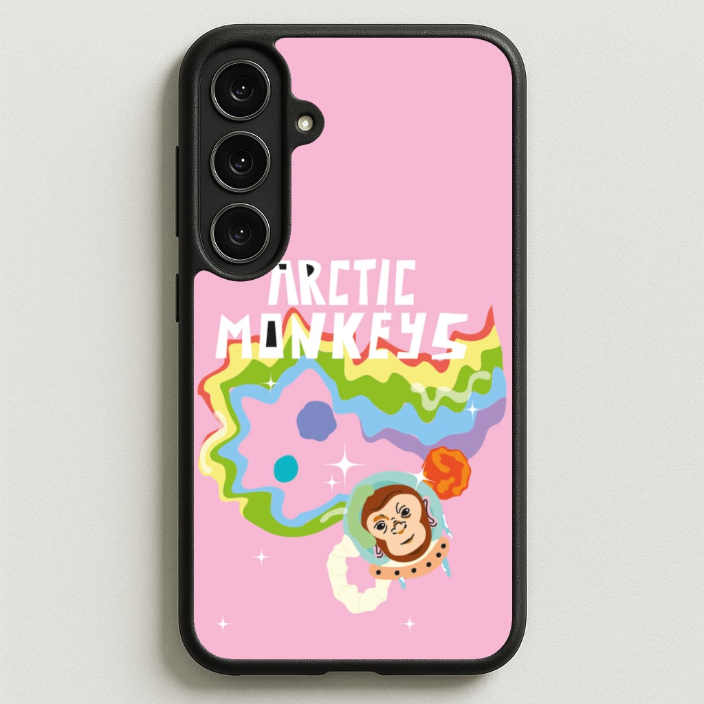 A Monkeys - Pink Phone Case for Galaxy S25FE