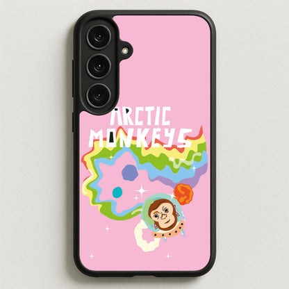 A Monkeys - Pink Phone Case for Galaxy S25FE