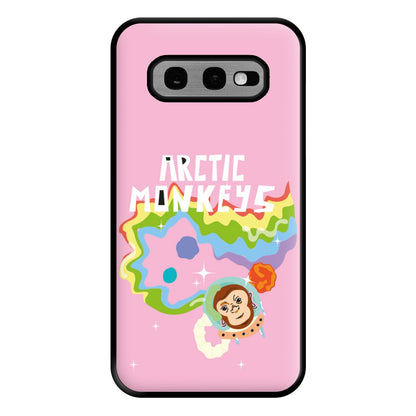 A Monkeys - Pink Phone Case for Galaxy S10e