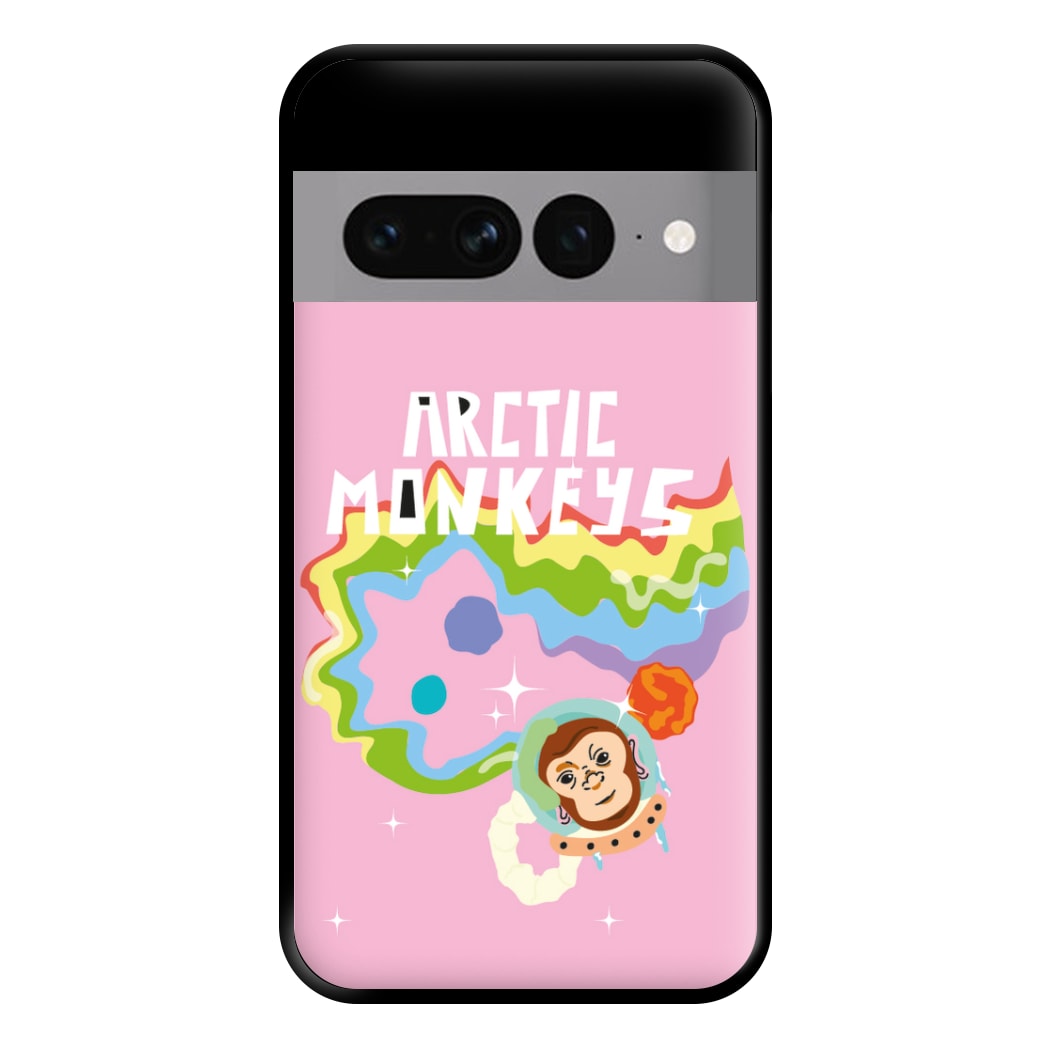 A Monkeys - Pink Phone Case for Google Pixel 7 Pro