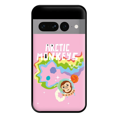 A Monkeys - Pink Phone Case for Google Pixel 7 Pro