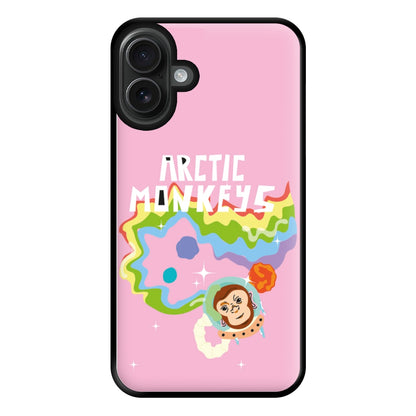 A Monkeys - Pink Phone Case for iPhone 16 Plus