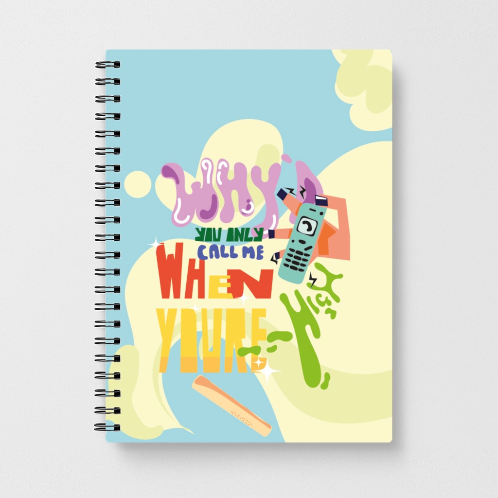 Why'd you only call me when you're high - Arctic Monkeys Notebook