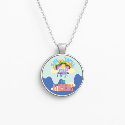 She takes a dip in my daydreams Necklace