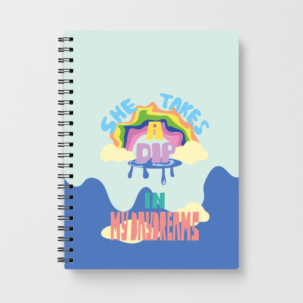 She takes a dip in my daydreams Notebook