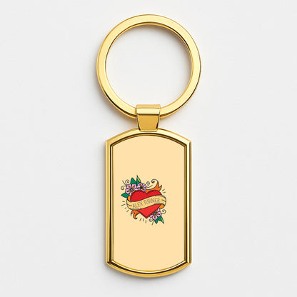 I love Alex Turner Gold Keyring
