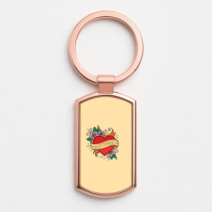 I love Alex Turner Rose Gold Keyring