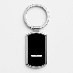 R U Mine? Silver Keyring