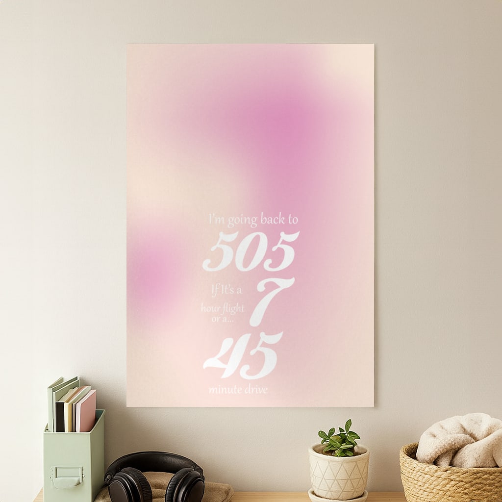I'm Going Back To 505 - Arctic Monkeys Poster
