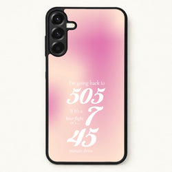 I'm Going Back To 505 - Arctic Monkeys Phone Case for Galaxy A57