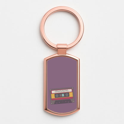 There's This Tune I Found Rose Gold Keyring