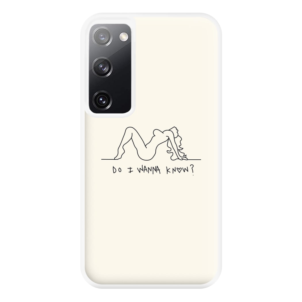 Do I Wanna Know? - Arctic Monkeys Phone Case for Galaxy S20