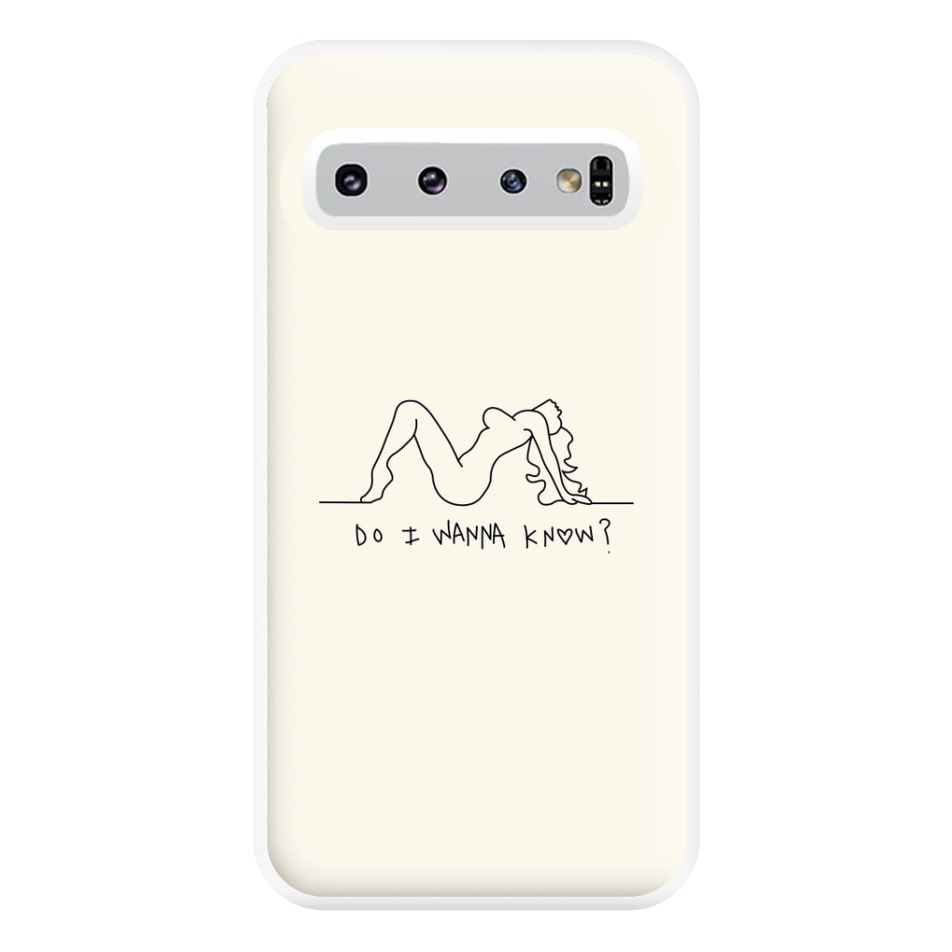 Do I Wanna Know? - Arctic Monkeys Phone Case for Galaxy S10 Plus