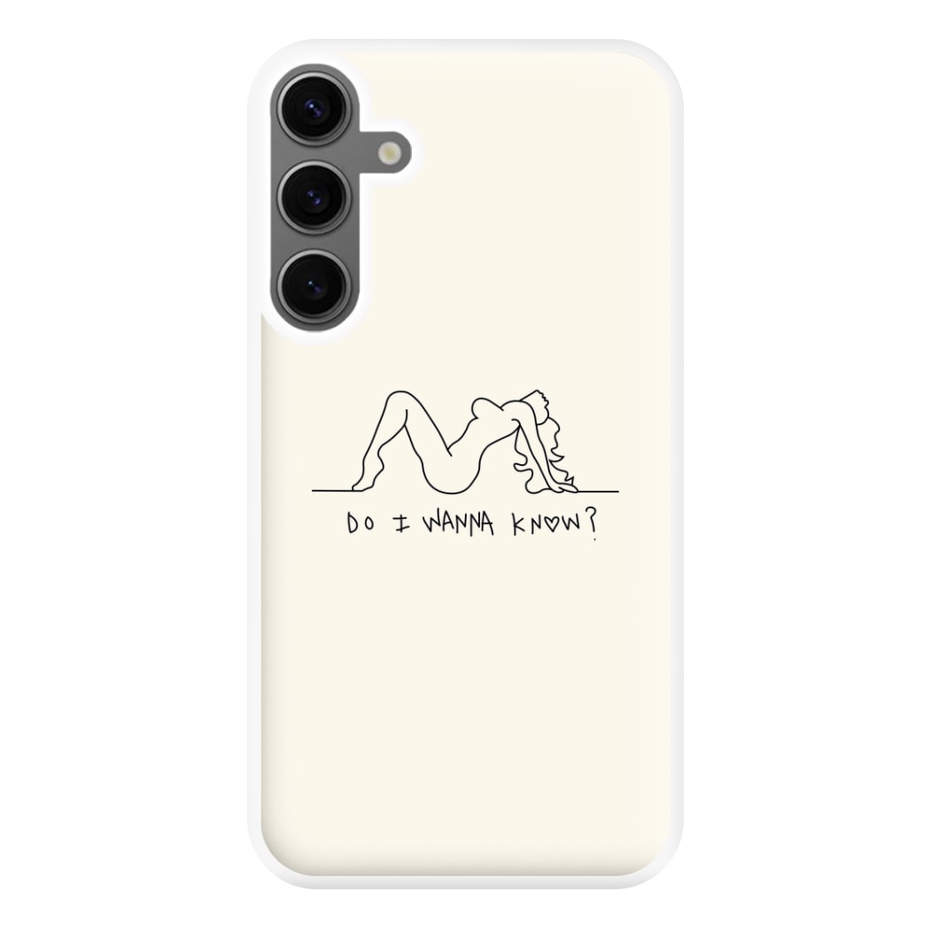 Do I Wanna Know? - Arctic Monkeys Phone Case for Galaxy S24FE