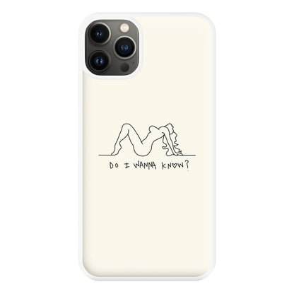 Do I Wanna Know? - Arctic Monkeys Phone Case for iPhone 13