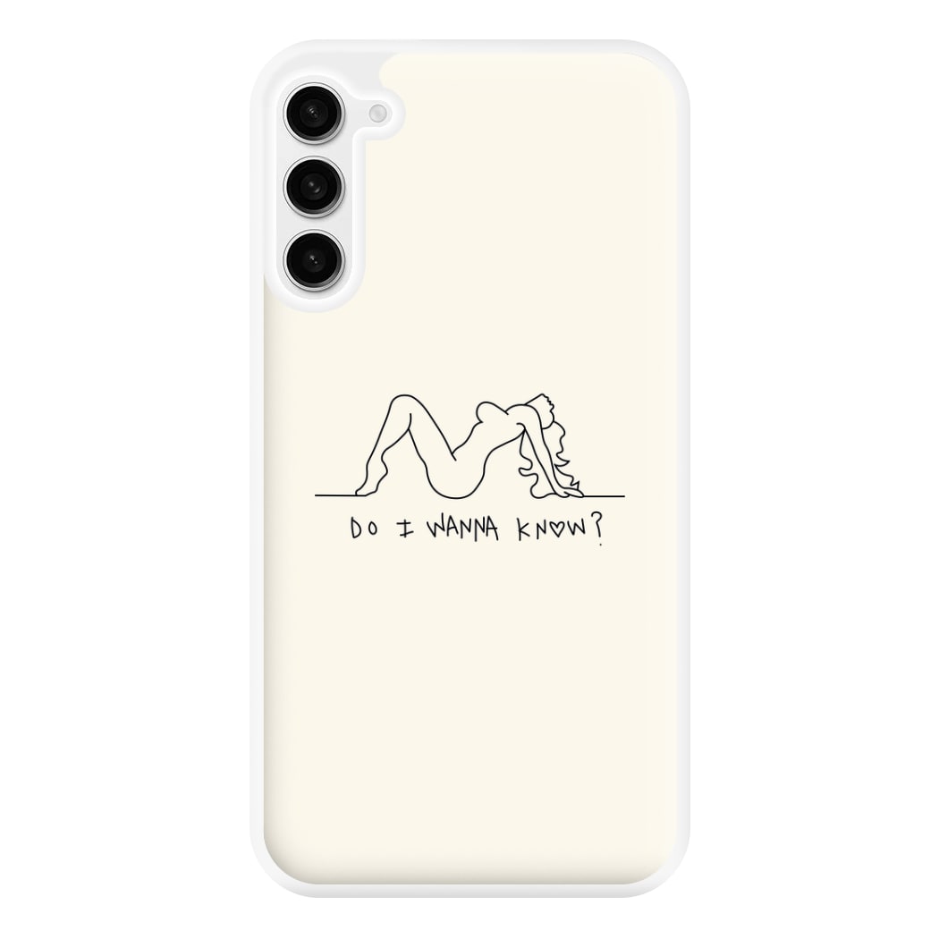 Do I Wanna Know? - Arctic Monkeys Phone Case for Galaxy S23FE