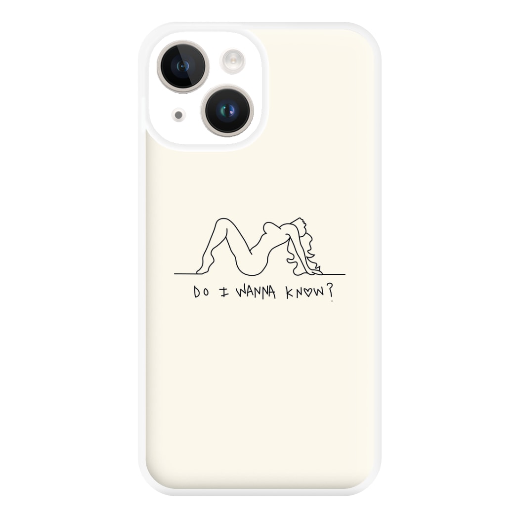 Do I Wanna Know? - Arctic Monkeys Phone Case for iPhone 14