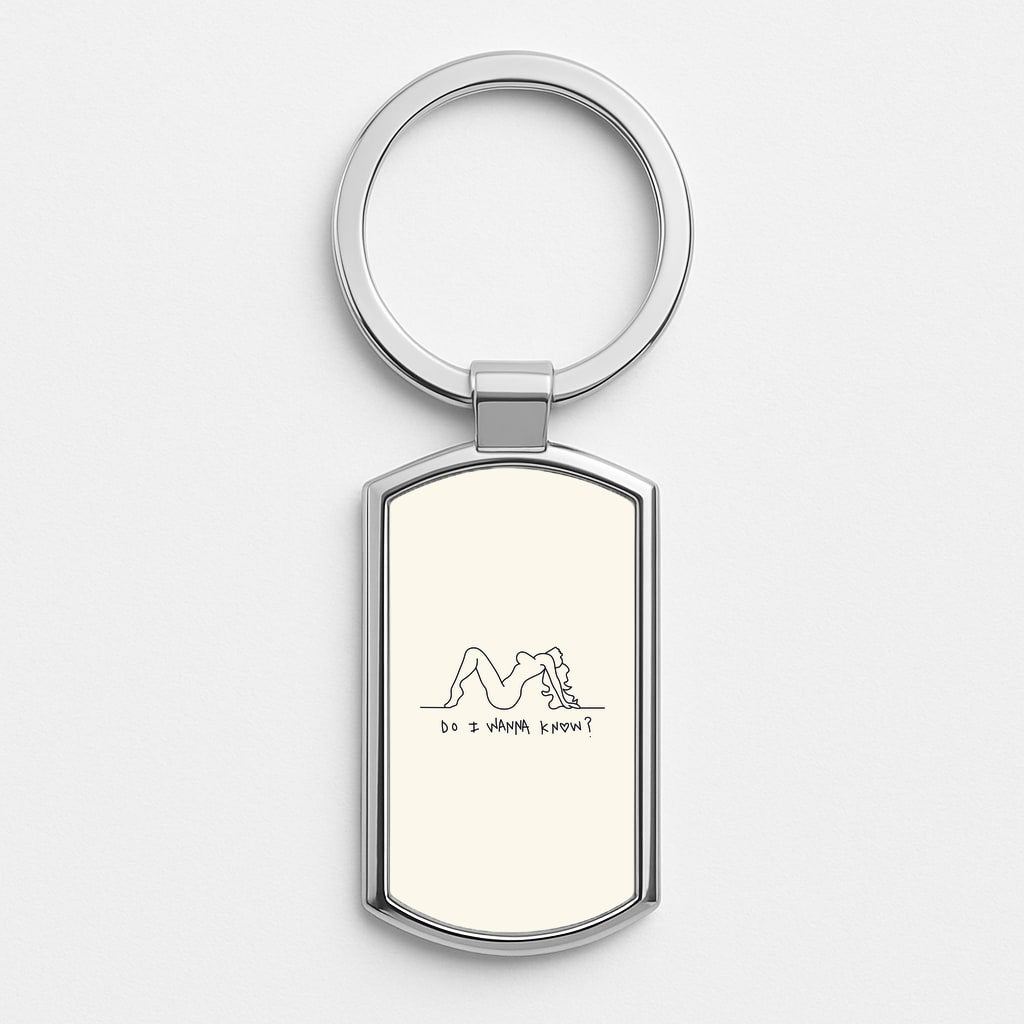 Do I Wanna Know? - Arctic Monkeys Silver Keyring