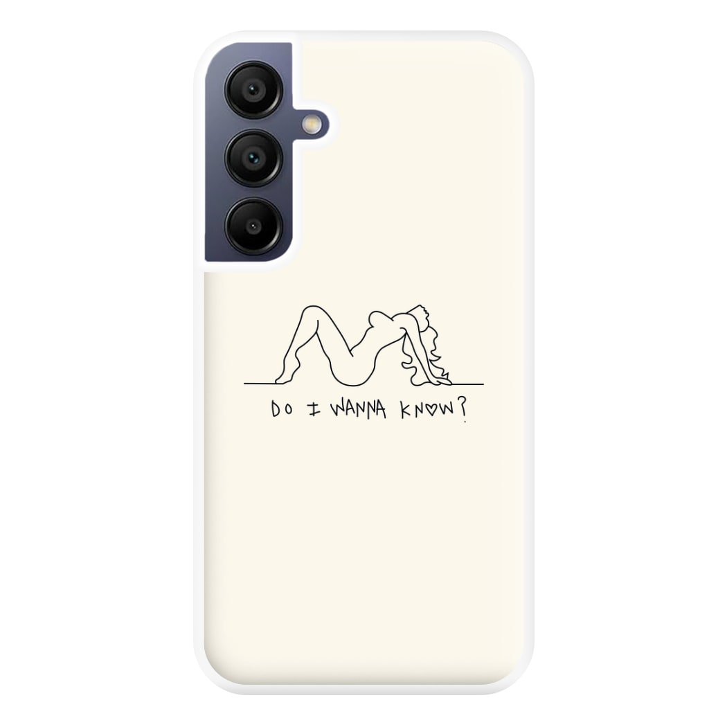 Do I Wanna Know? - Arctic Monkeys Phone Case for Galaxy A16